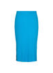 Strakke viscose midi-rok, Ibiza Blue, Packshot image number 1