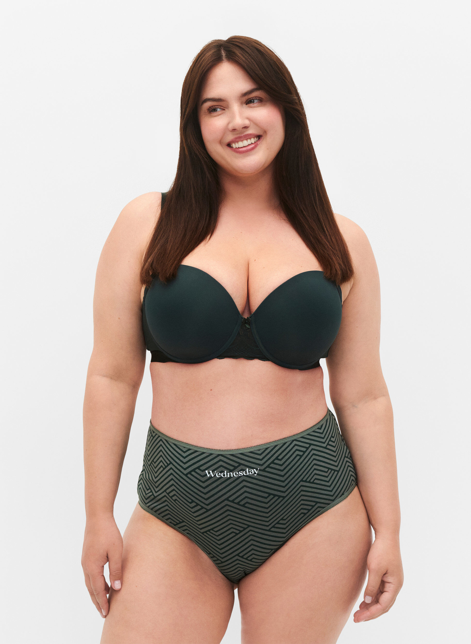 Zizzi 7-pack hipster met reguliere taille, Scarab Multi Pack, Model image number 0