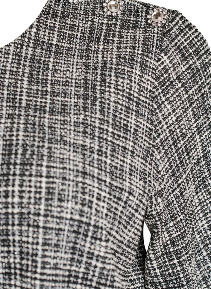 Geweven blouse met knoopdetail, Vanille, Packshot image number 2
