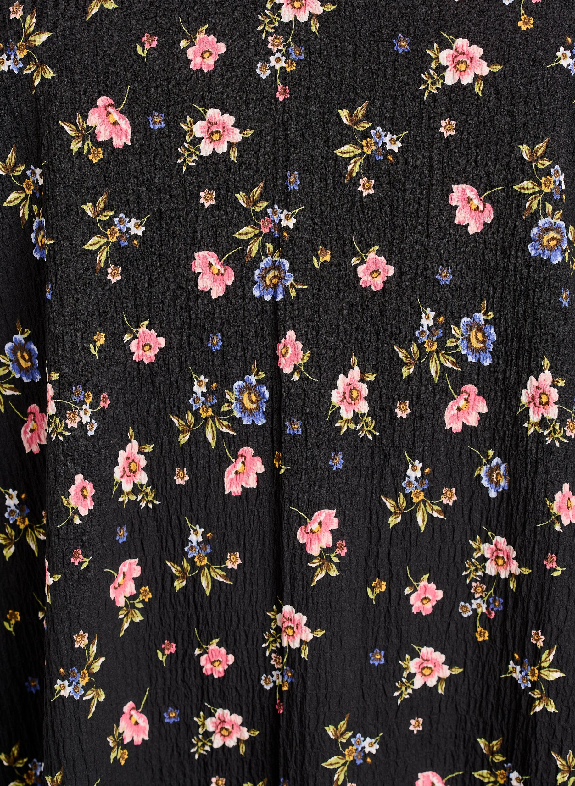 Zizzi FLASH - Jurk met korte mouwen en een V-hals, Zwart, Packshot image number 2