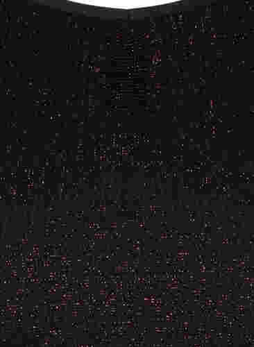 Naadloze sportbeha met glitters, Black w. RoseGold L., Packshot image number 2
