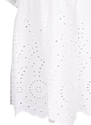 Viscose blouse met anglaise borduursel, Bright White, Packshot image number 3