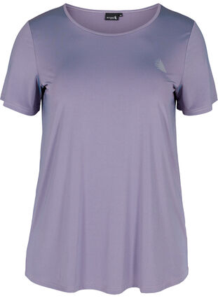 Trainingsshirt met korte mouwen, Purple As Sample, Packshot image number 0