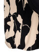 Bedrukte viscose top met kiel, Black AOP, Packshot image number 3