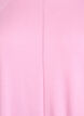 Gebreide blouse met ronde hals en gebreid patroon, Roze, Packshot image number 2