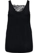 Shapewear top met kanten detail, Black, Packshot image number 1