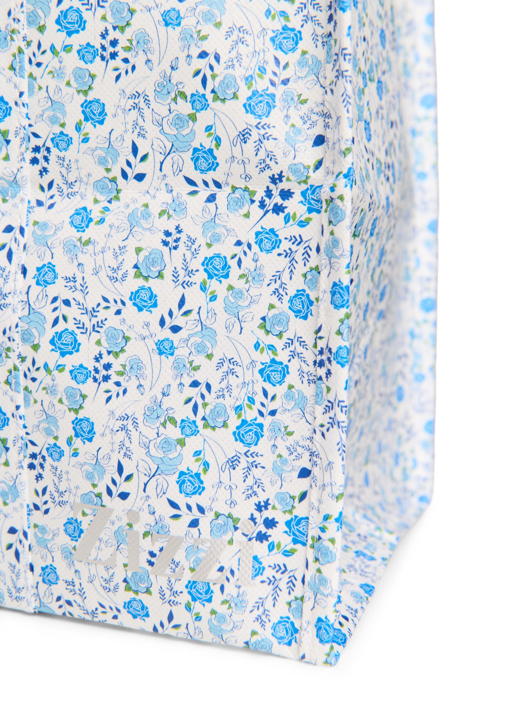 Zizzi Shoppingtas met ritssluiting, Blauw, Packshot image number 2