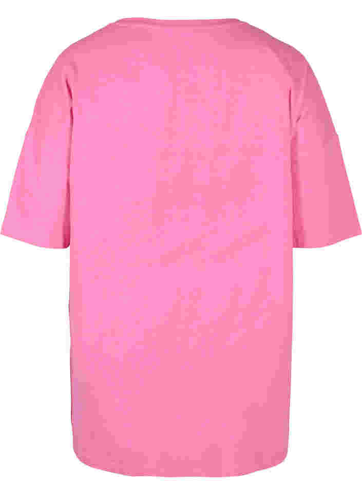 Support the breasts - T-shirt van katoen, Wild Orchid, Packshot image number 1