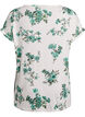 T-shirt met bloemenprint, Wit, Packshot image number 1
