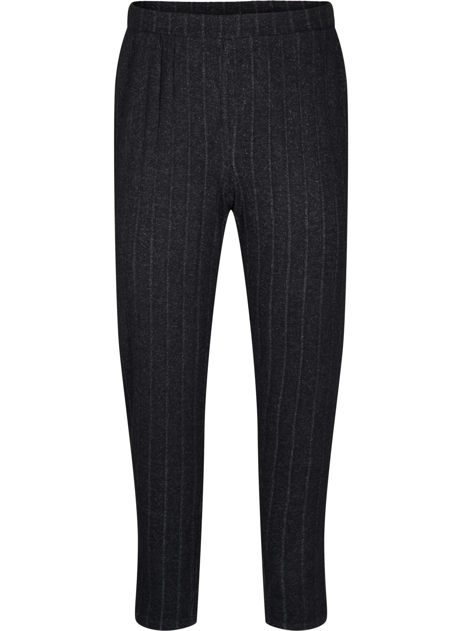 Zizzi Loungebroek met zakken, Zwart, Packshot image number 0