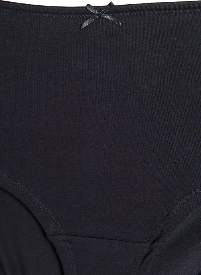 Set van 3 hipster slips met kanten rand, Zwart, Packshot image number 3