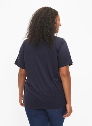 FLASH - T-shirt met motief, Navy Bl Rose Gold, Model image number 1