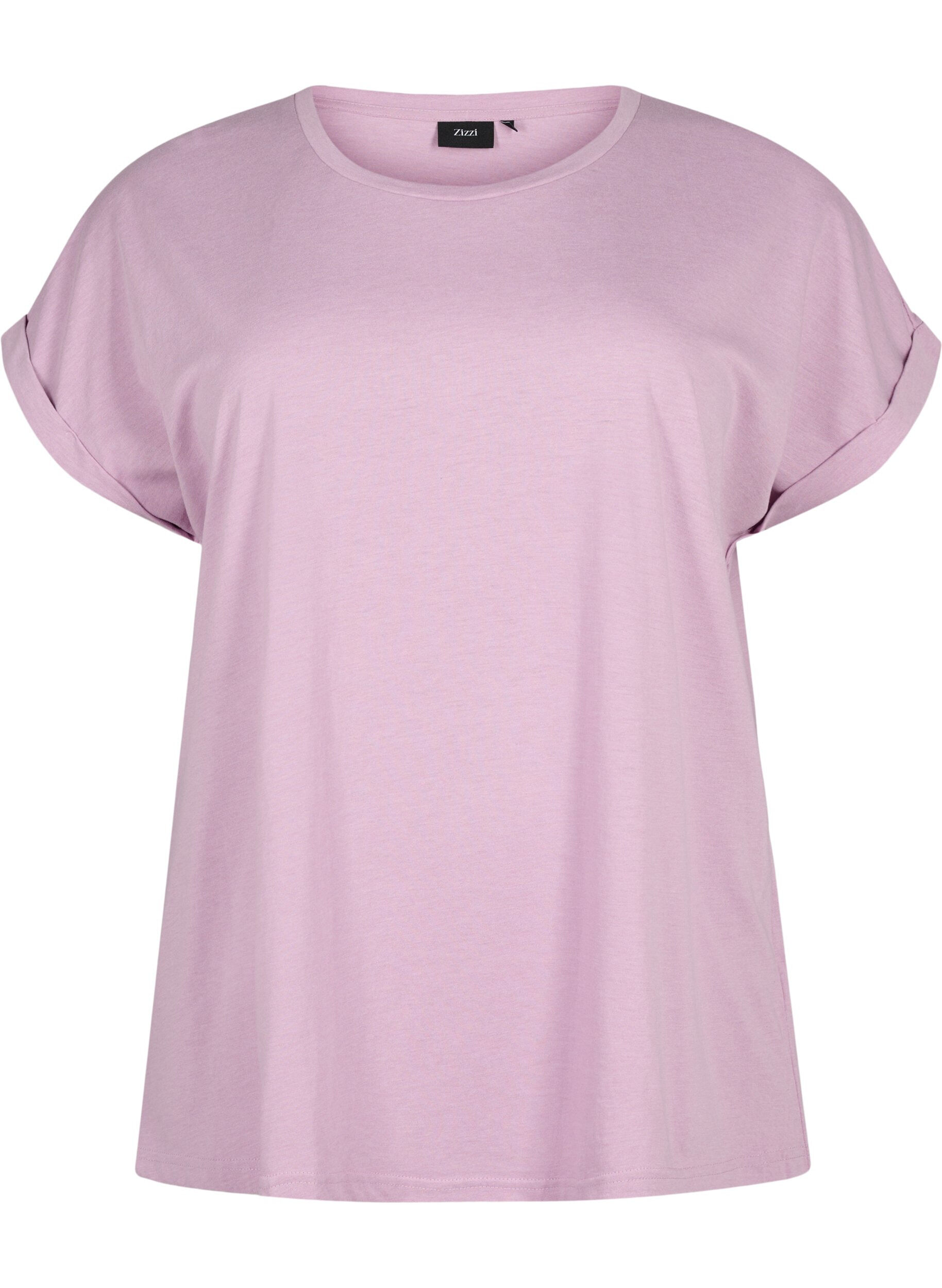 T-shirt met korte mouwen van katoenmix