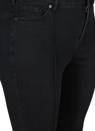 Super slim fit Amy jeans met piping, Black, Packshot image number 2