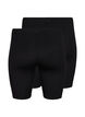2-pack viscose fietsbroek, Zwart, Packshot image number 1