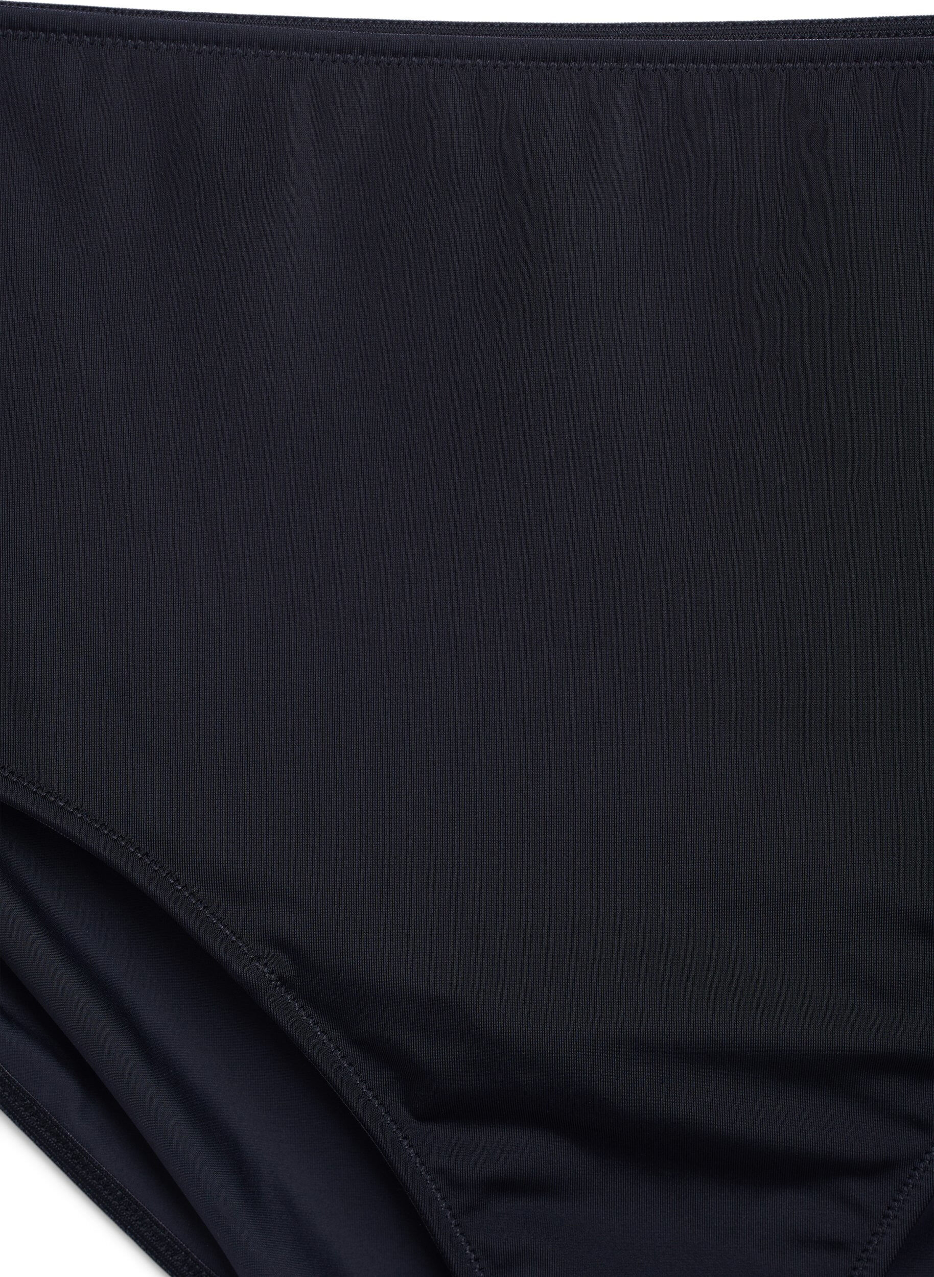 Zizzi Microfiber slip met binnenzakje, Zwart, Packshot image number 2