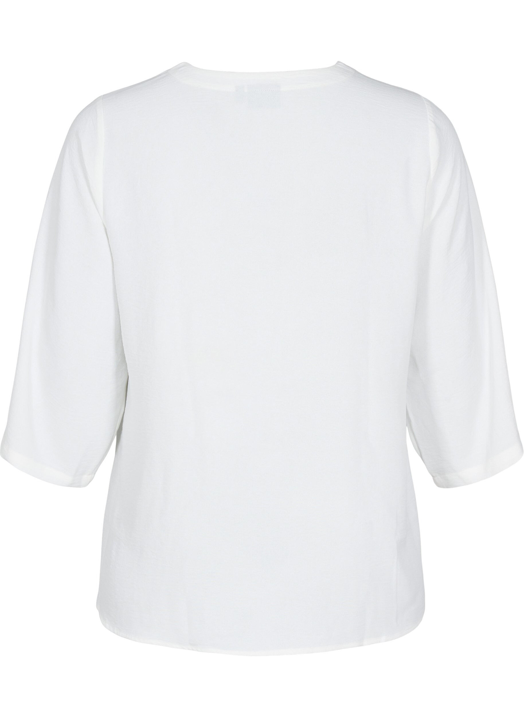 ZizziBlouse met 3/4 mouwen, Vanille, Packshot image number 1