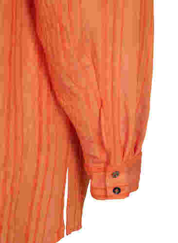Lang gestreept overhemd met lange mouwen, Harvest Pumpkin, Packshot image number 3