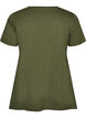 T-shirt met ronde hals en A-lijn vorm, Groen, Packshot image number 1