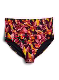 Bikinibroekje met print en een hoge taille, Rood