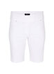 Shorts met strakke pasvorm en achterzakken, White, Packshot image number 0