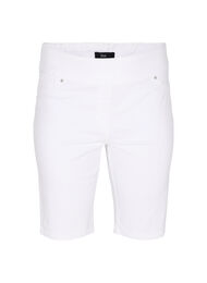 Shorts met strakke pasvorm en achterzakken, White