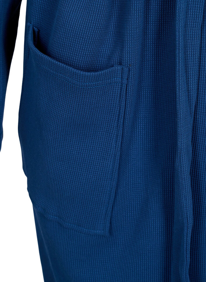 Badjas met zakken en ceintuur, Blue Opal, Packshot image number 2