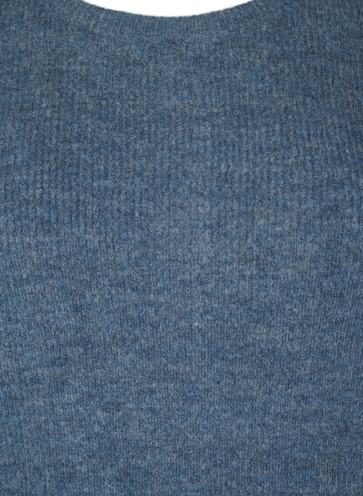 Gemêleerde trui met ronde hals, Bering Sea Mel., Packshot image number 2