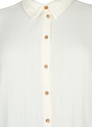 Shirt met korte mouwen en knopen, Off-White, Packshot image number 2