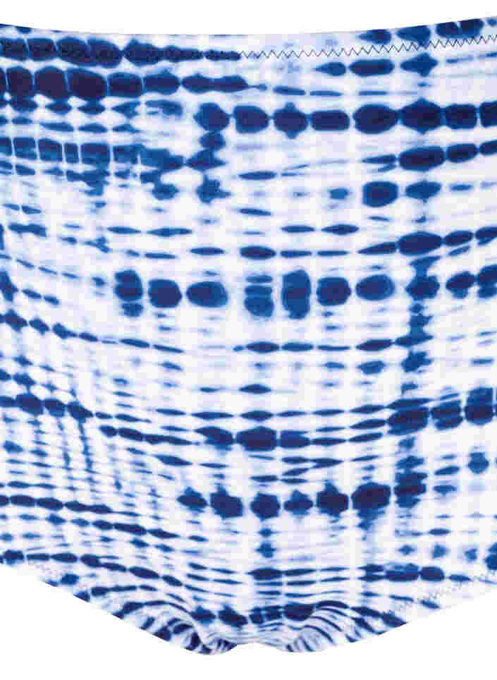 Bikinibroekje met hoge taille en print, Tie Dye Print, Packshot image number 2