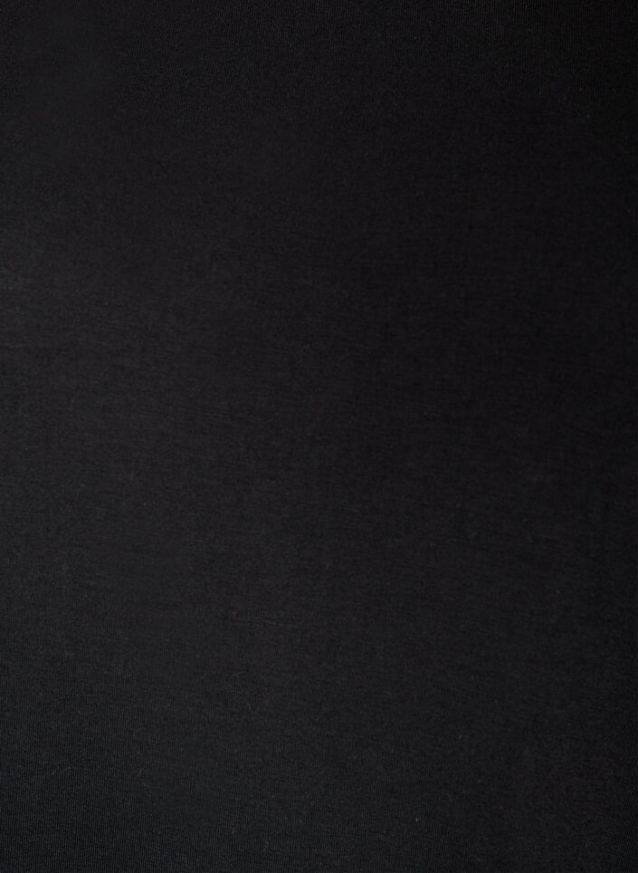 Jersey blouse met halflange ballonmouwen, Zwart, Packshot image number 2