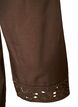 Blouse met broderie anglaise, Bruin, Packshot image number 3