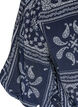 Viscose blouse met paisleymotief en ballonnenmouwen, Blauw, Packshot image number 3