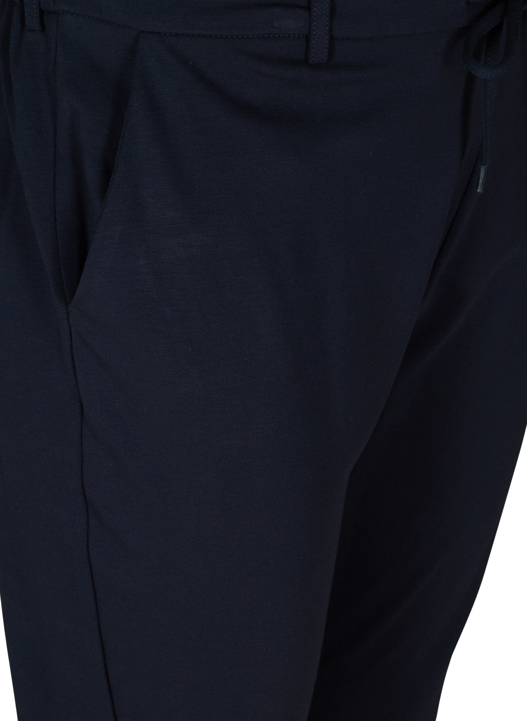 ZizziCropped Maddison broek, Blauw, Packshot image number 2