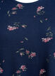 Gebloemde blouse met lange mouwen, Blauw, Packshot image number 2