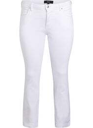 Slim fit Emily jeans met normale taille, Wit