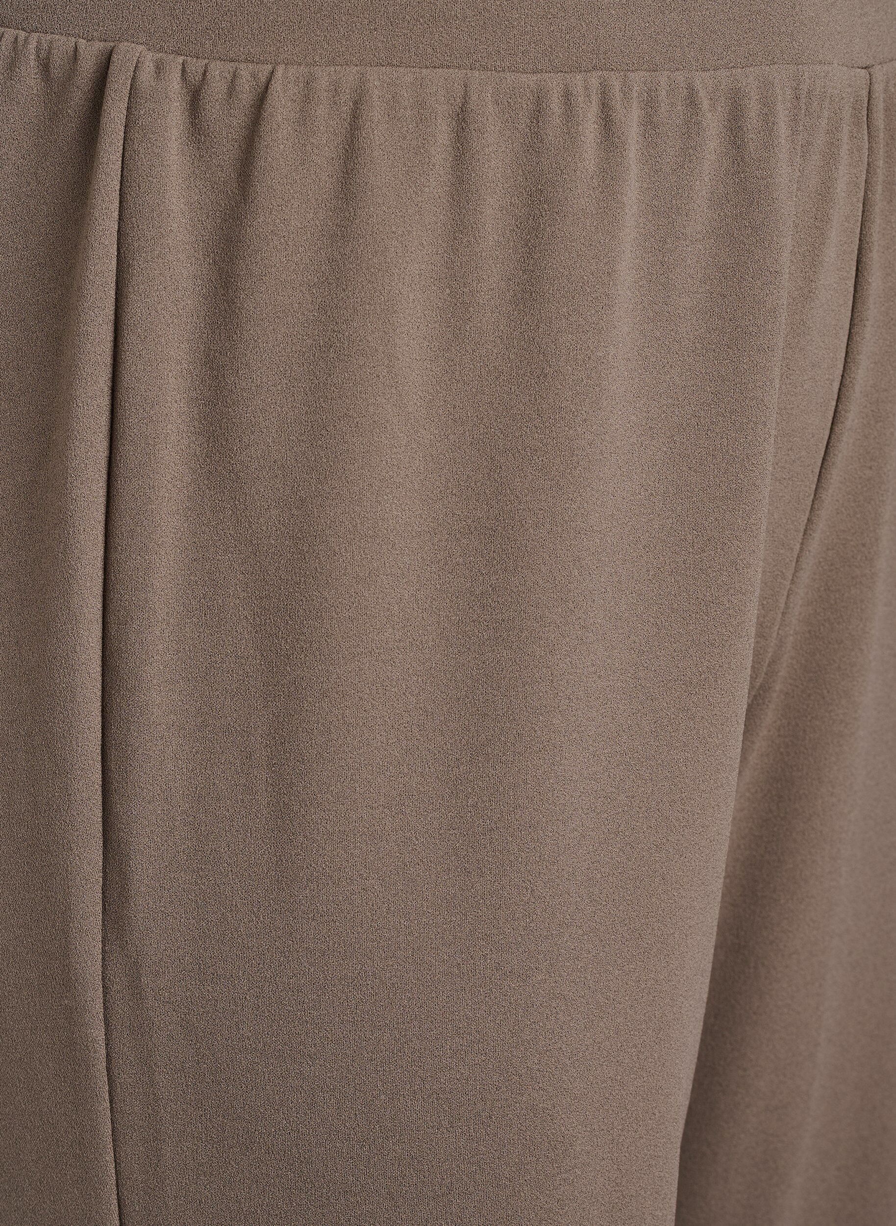 ZizziBroek met rechte pasvorm, Beige, Packshot image number 2
