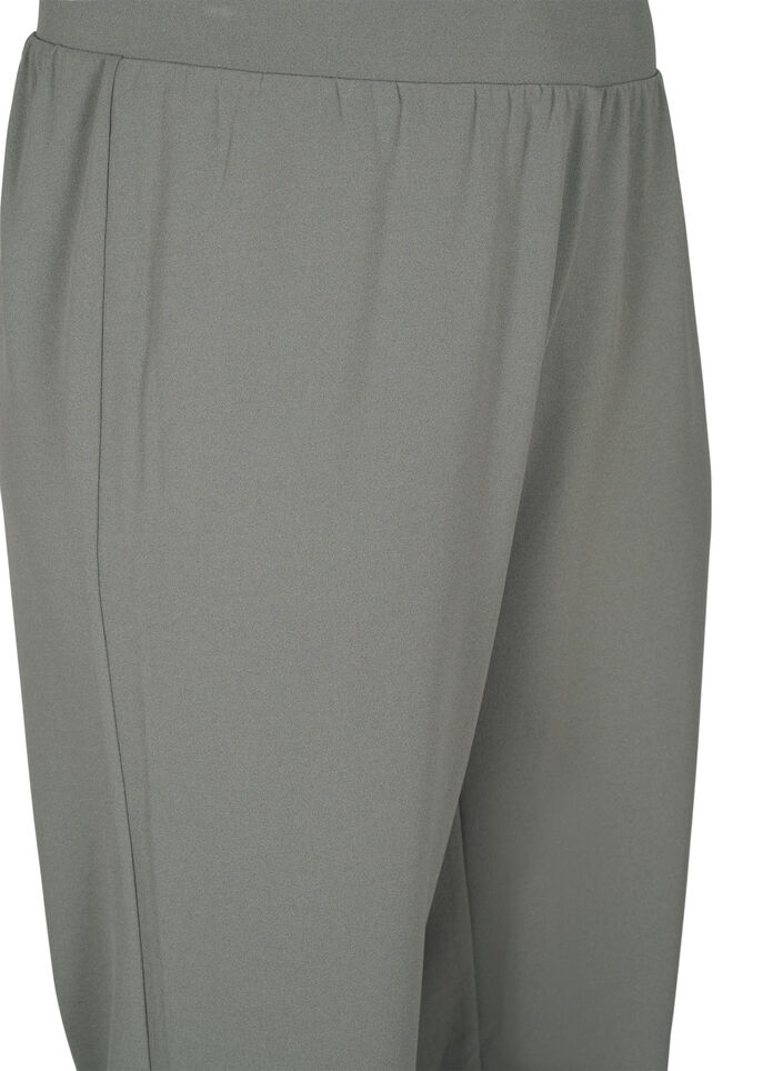Broek met rechte pasvorm, Grijs, Packshot image number 2