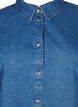 Denim shirt met strassteentjes en driekwartmouwen, Bl. Denim Rhinestone, Packshot image number 2