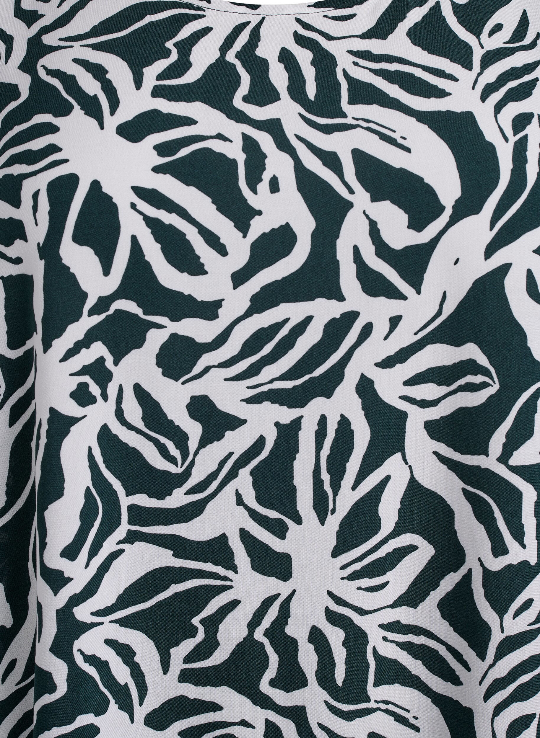Zizzi FLASH - Jurk van viscose met coupenaad, Groen, Packshot image number 2