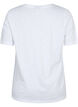 Basic t-shirt met korte mouwen en v-hals, Wit, Packshot image number 1