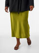 Satijnen midi rok, Groen, Model image number 2