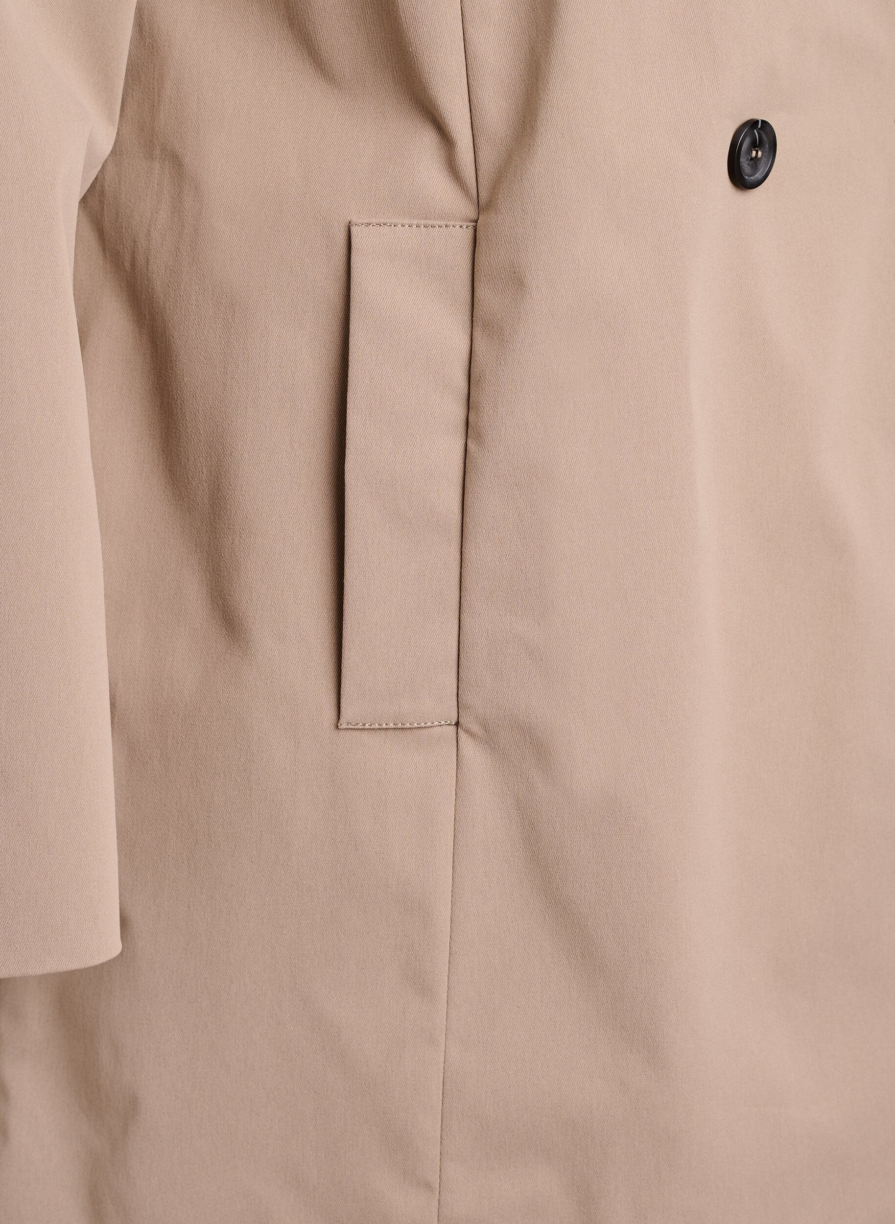 Zizzi Waterafstotende lentejas met een A-lijnsnit, Grijs, Packshot image number 3