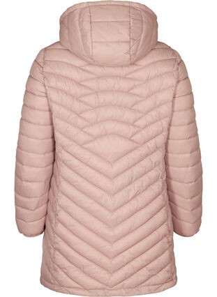 Lange lichte gewatteerde jas , Burlwood, Packshot image number 1