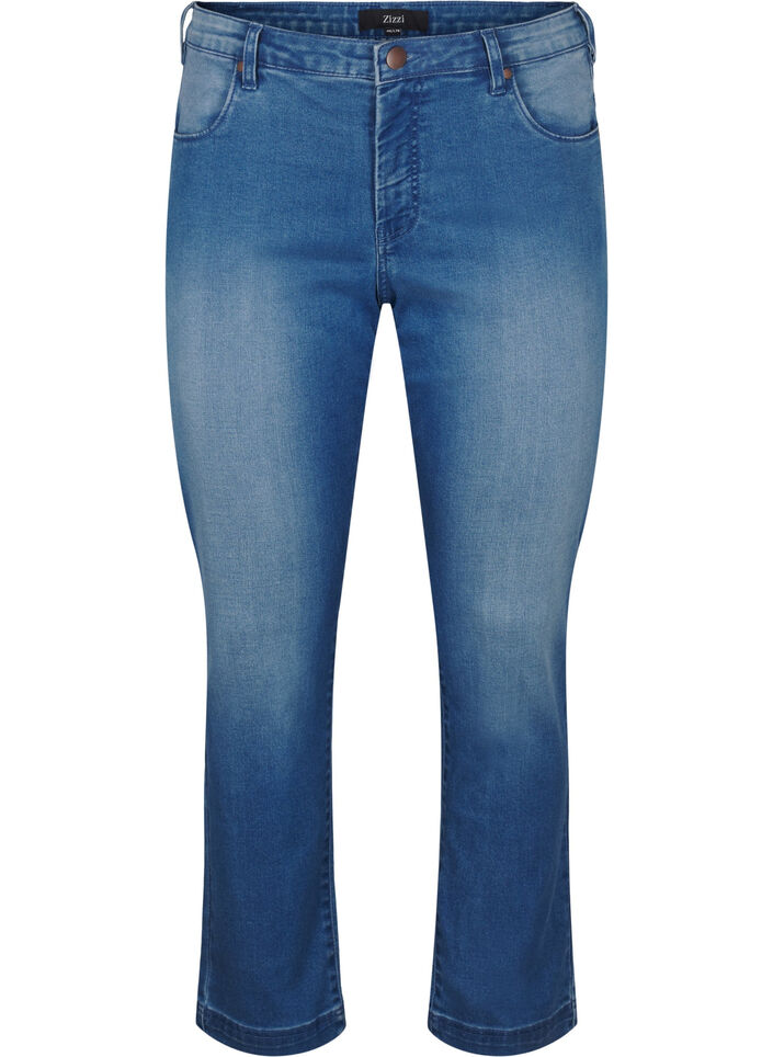 Slim fit Emily jeans met normale taille, Blauw, Packshot image number 0