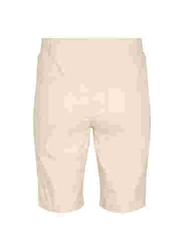 Shorts met strakke pasvorm en achterzakken, Fog, Packshot image number 1