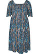 Zomerjurk in viscose met paisley print, Blauw, Packshot image number 0