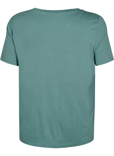 T-shirt met korte mouwen en a-vorm, Sea Pine, Packshot image number 1