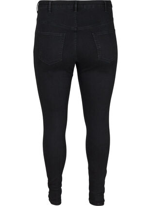 Super slim fit Amy jeans met piping, Black, Packshot image number 1