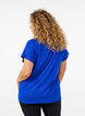 Losvallend sport T-shirt met V-hals, Blauw, Model image number 2